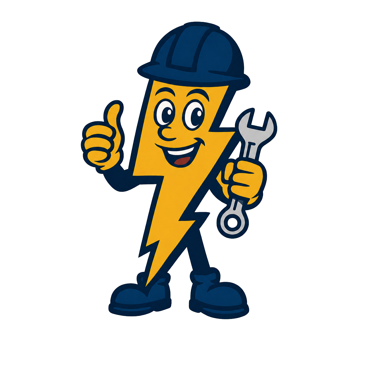 Customized Controls lightning mascot